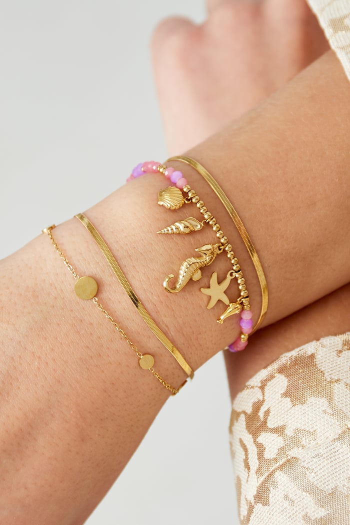 Armband dolphin dream - Fuchsia