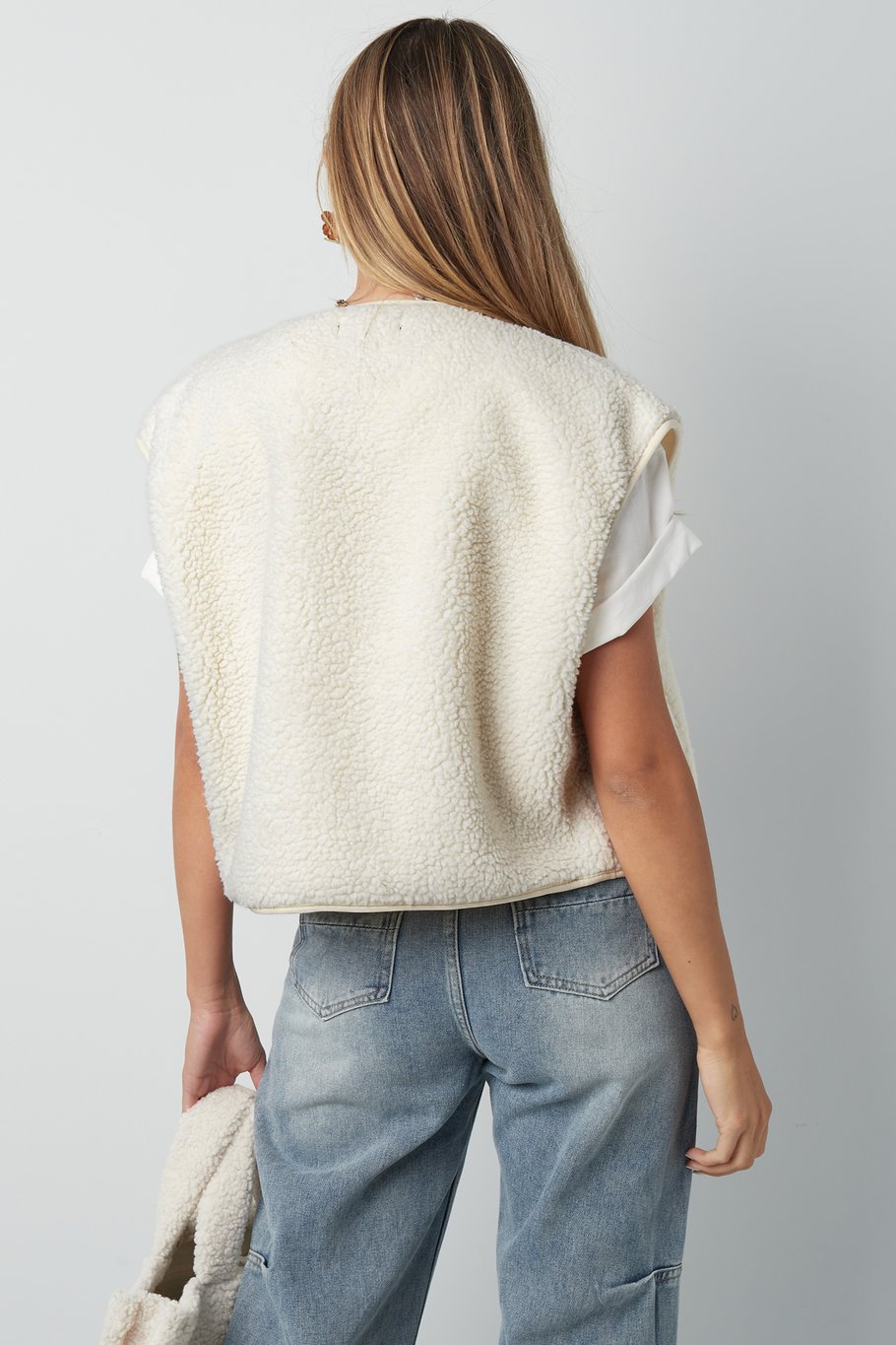Fluffy Teddy Vest