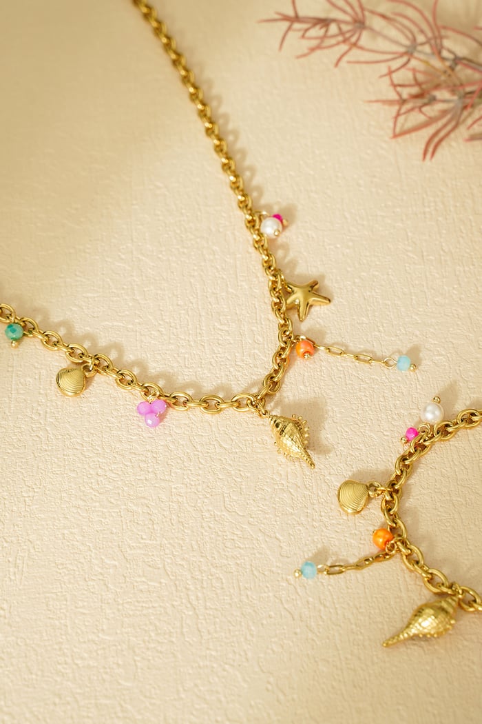 Sea breeze ketting - Goud