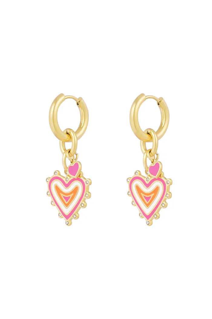 Oorbellen love is the prize