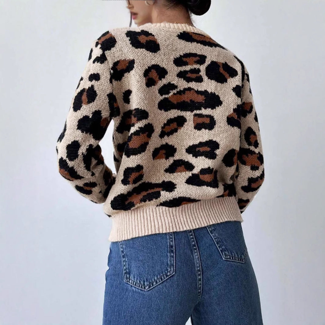 Leopard Print Sweater