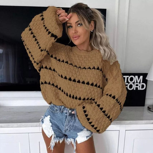 Kylie trui - Camel