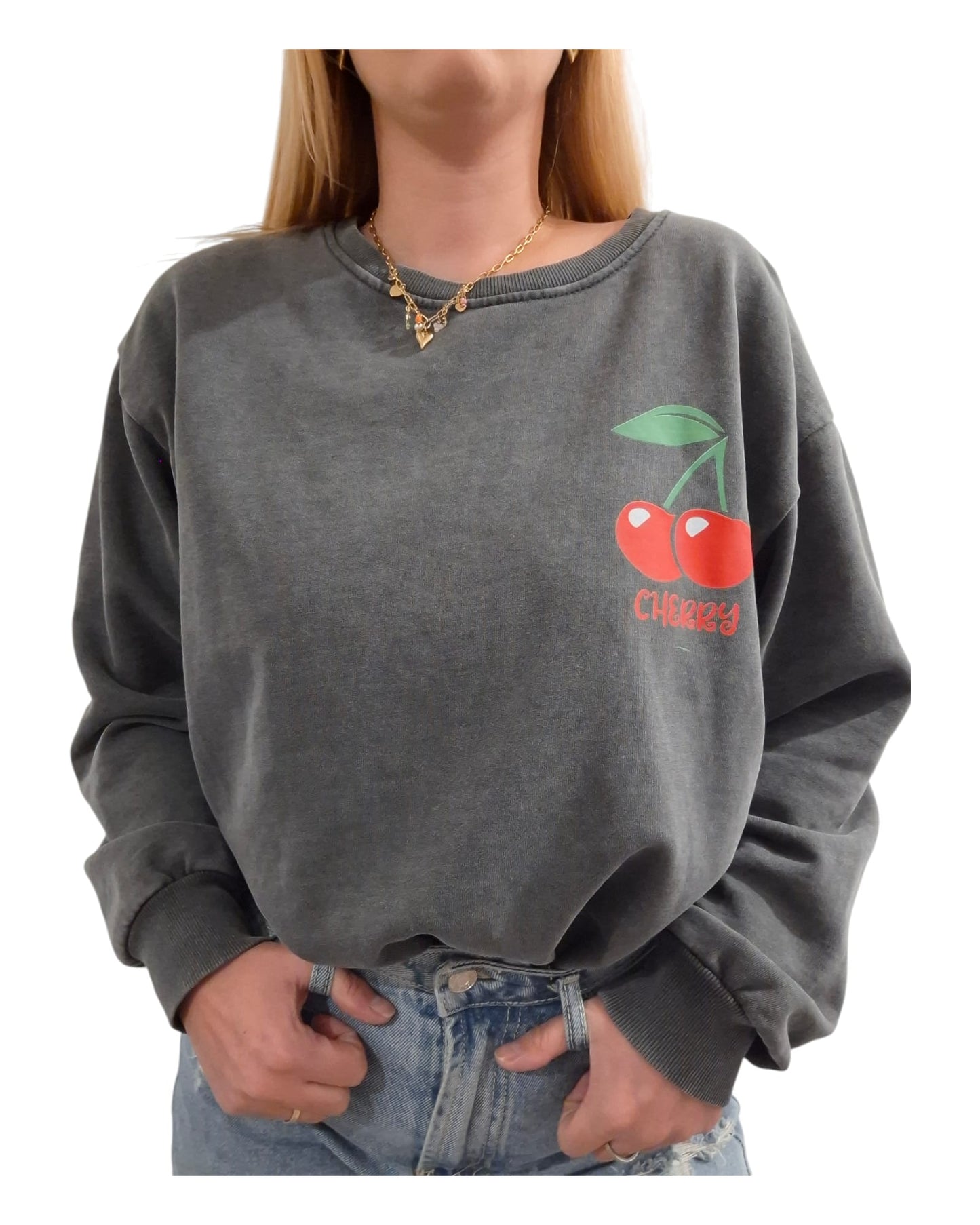 Cherry sweater - ONE SIZE