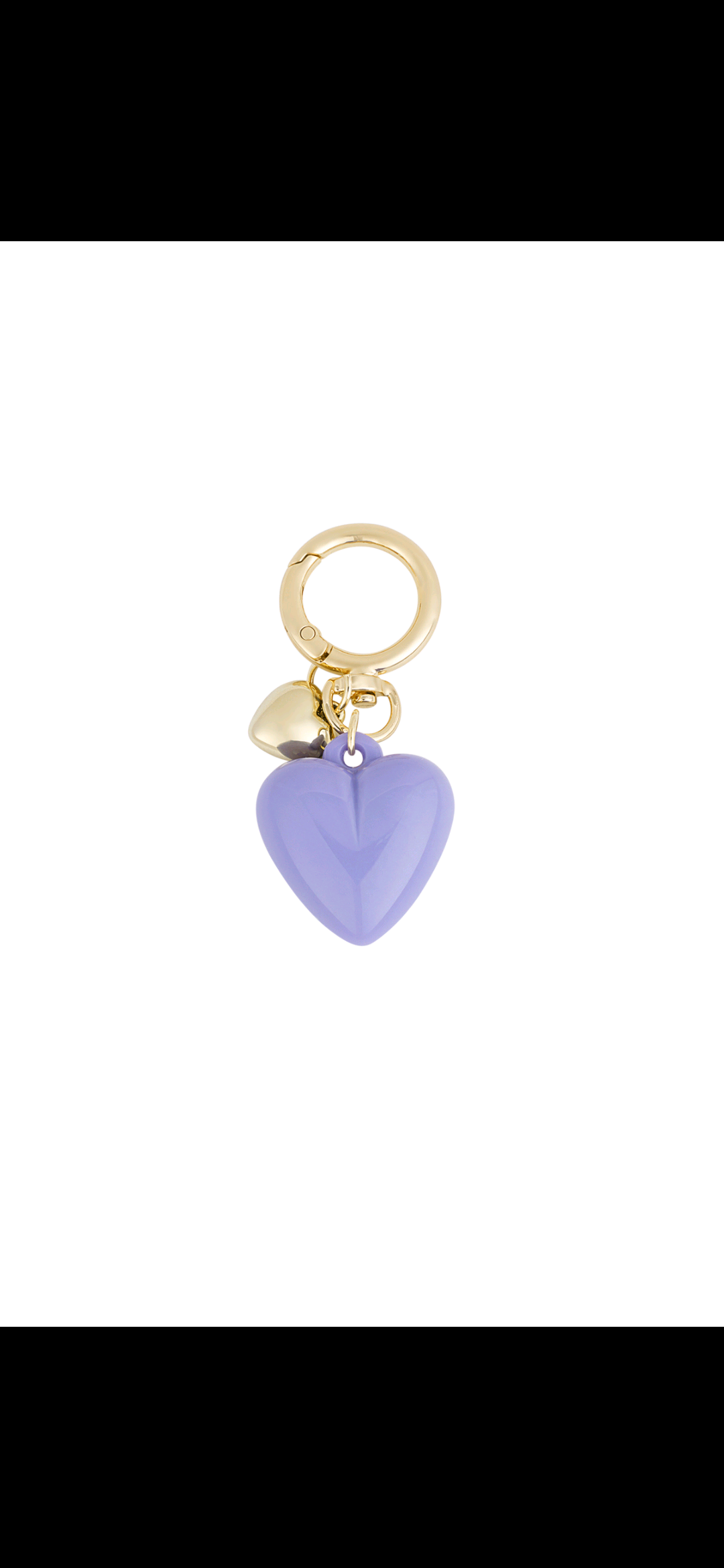 Double heart sleutelhanger