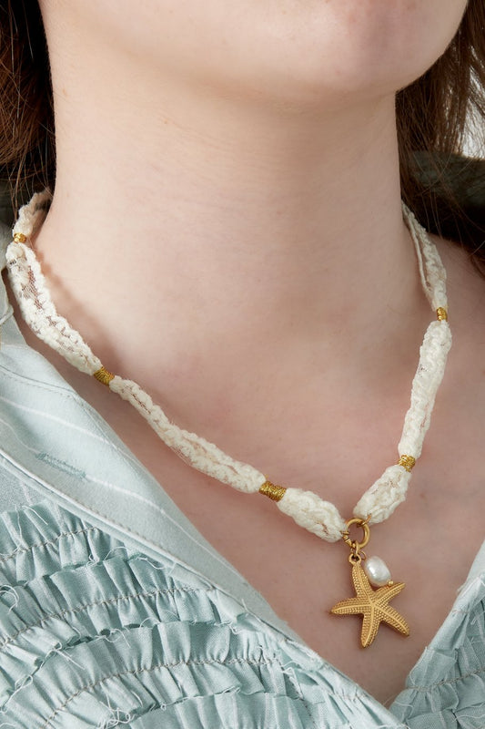 Seastar & Pearl ketting