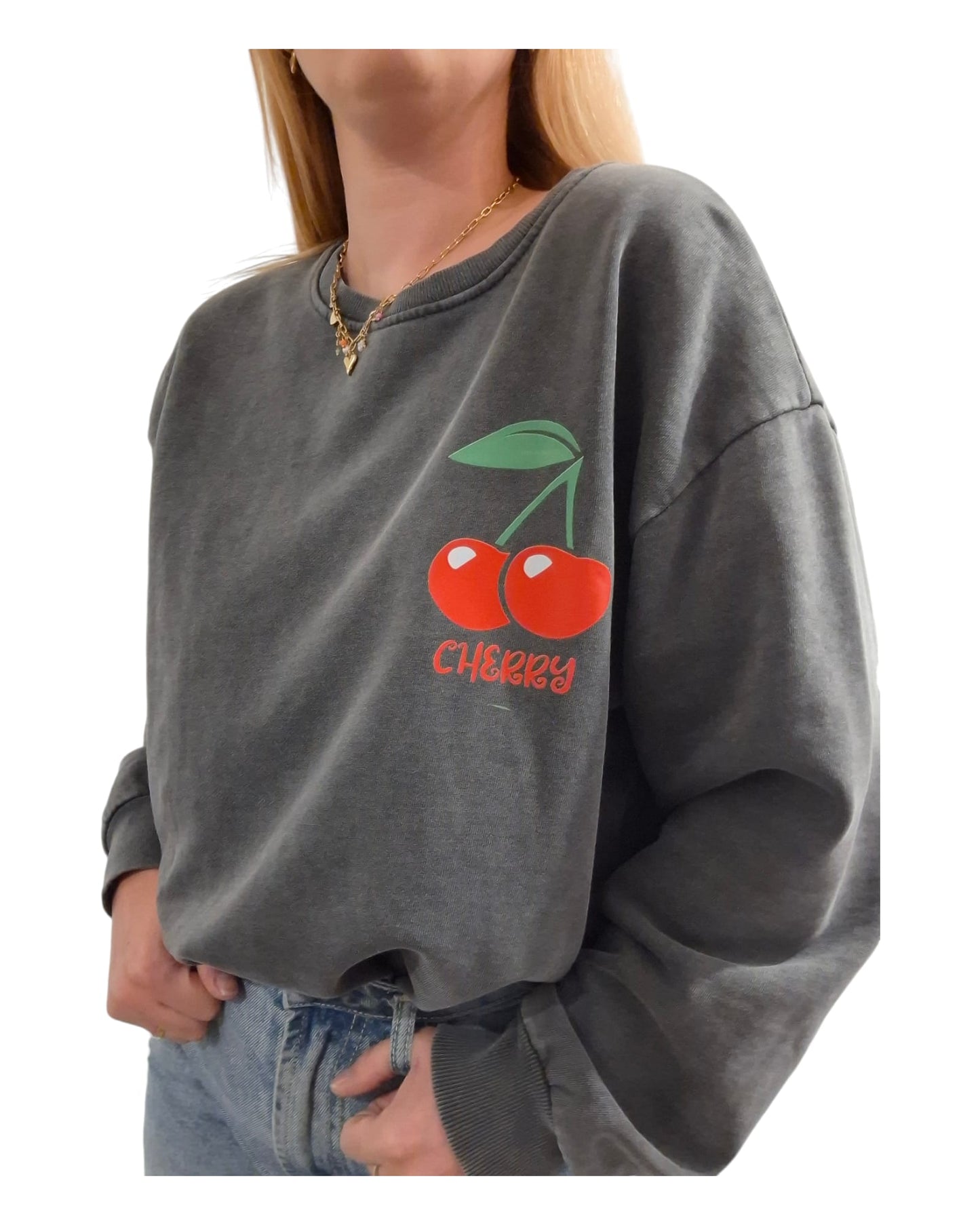 Cherry sweater - ONE SIZE