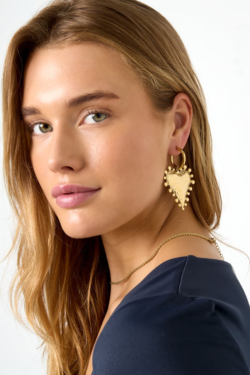 Oorbellen dropping hearts