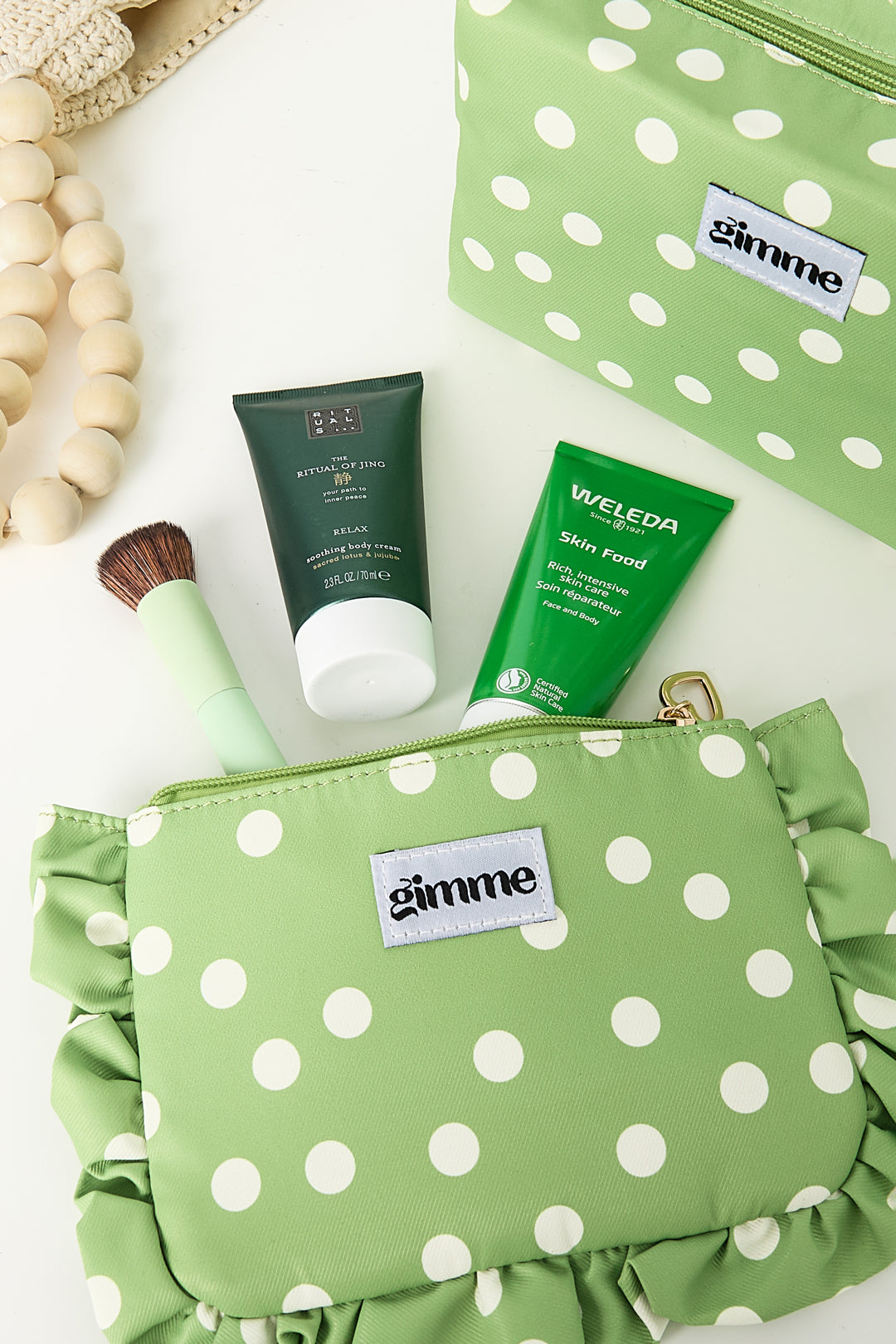 Make-uptas met stippen