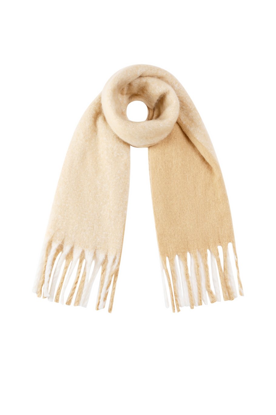 Sjaal met 2 kleuren
