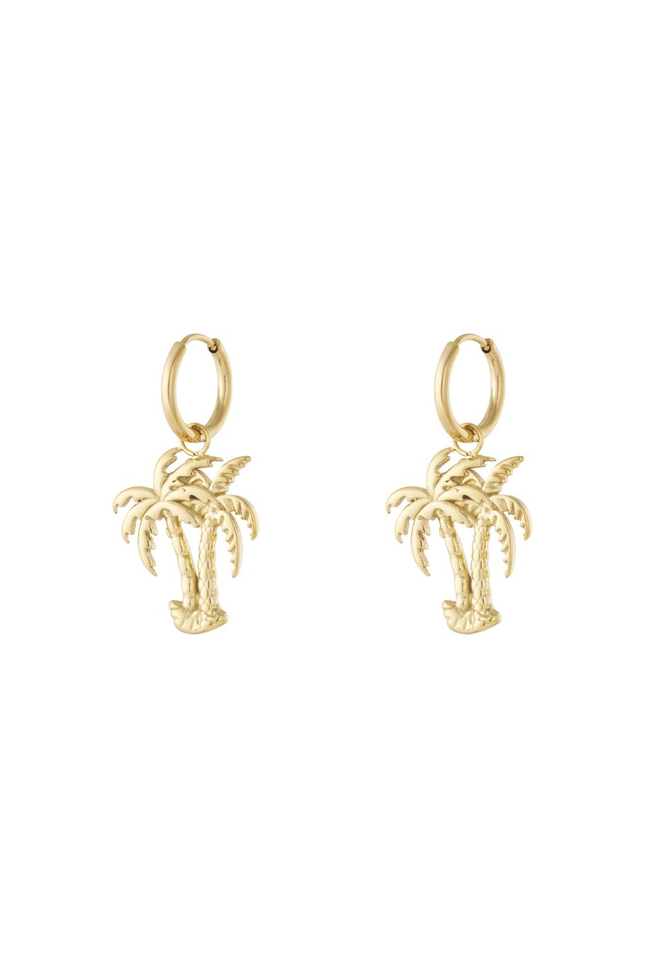 Palmboom oorbellen