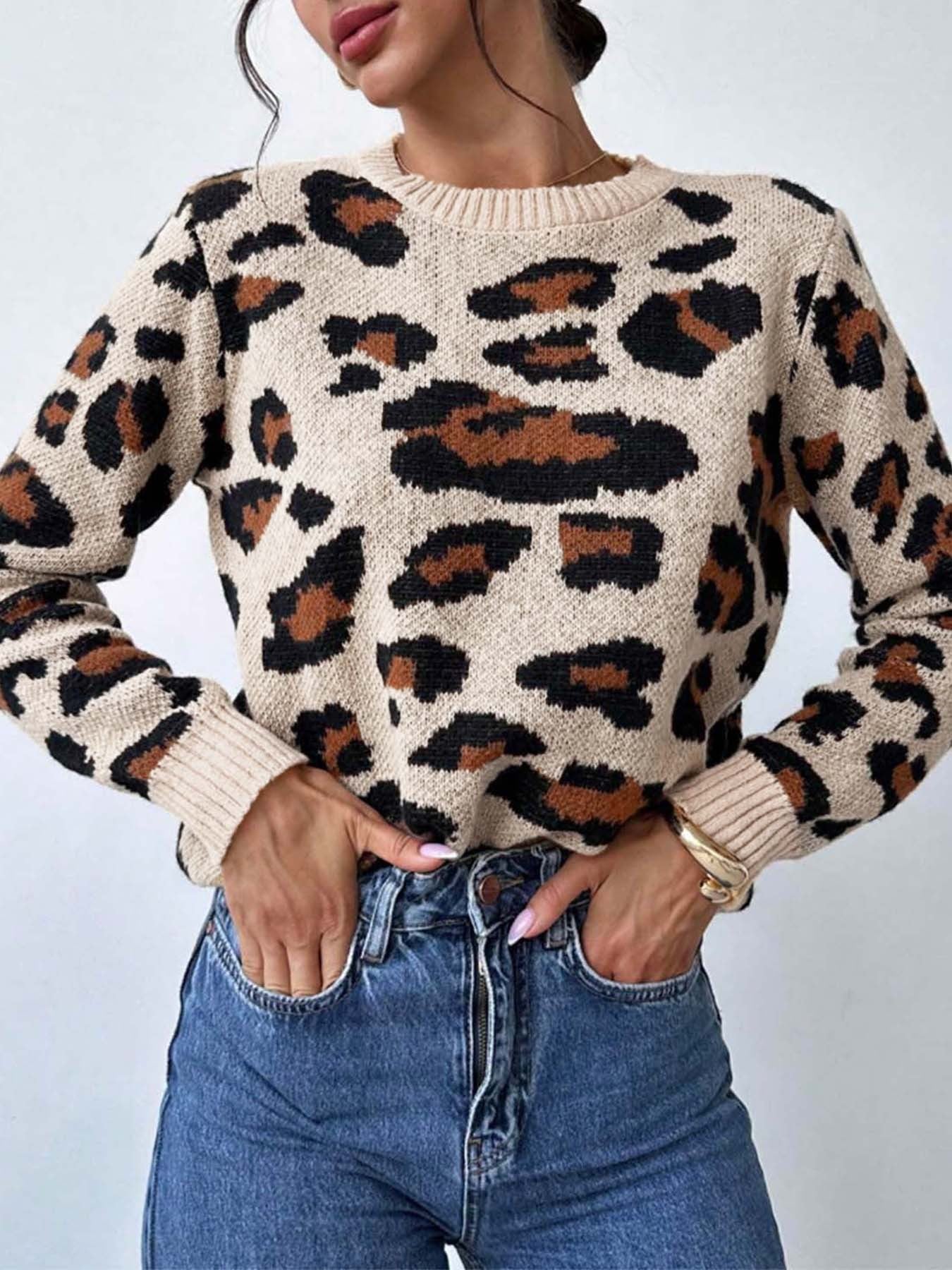 Leopard Print Sweater