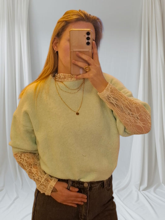 Comfy top - Pastel groen