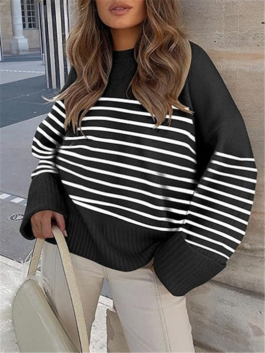 Oversized Sweater Stripes