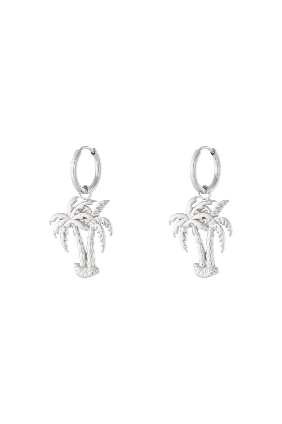 Palmboom oorbellen
