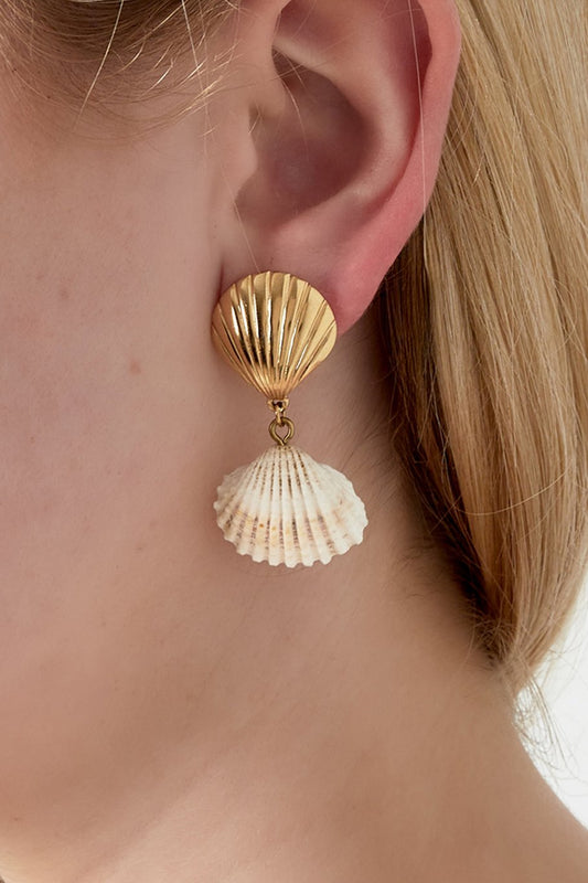 Shell and Sea oorbellen