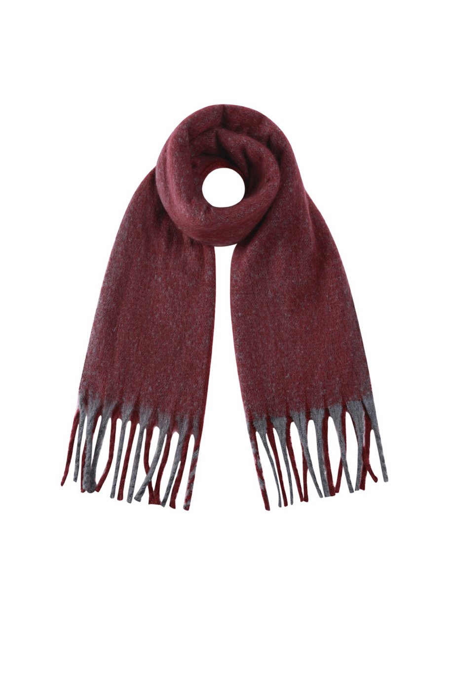 Sjaal met 2 kleuren
